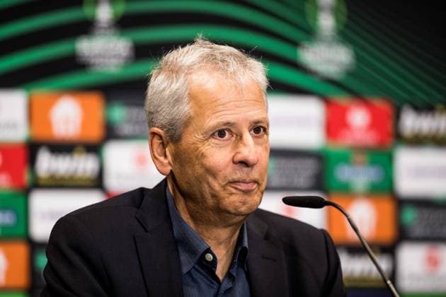 UEFA Europa Conference League, 1 FC Koeln OGC Nice 03 11 2022 Lucien Favre coach OGC Nice in the press conference UEFA Europa Conference League, 1 FC Koeln OGC Nice, Koeln, Rheinenergiestadion Copyright: xBEAUTIFULxSPORTS Wunderlx