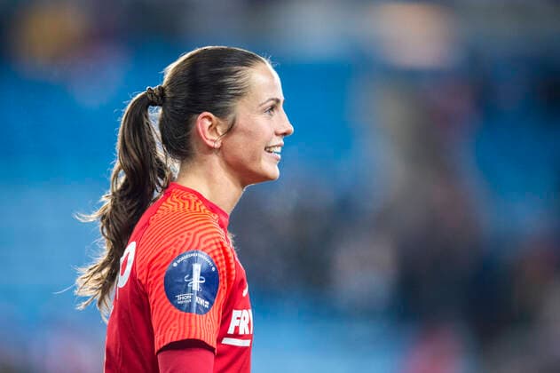 NM final football 2022 Brann Stabaek Oslo 20221105 Branns Tuva Hansen after the cup final football match between Brann and Stabaek at the Ullevaal stadium in Oslo Photo Annika Byrde NTB Oslo Norway  Copyright: xAnnikaxByrdex xNTBx EDITORIAL USE ONLY. RESTRICTED USE FOR BETTING COMPANIES