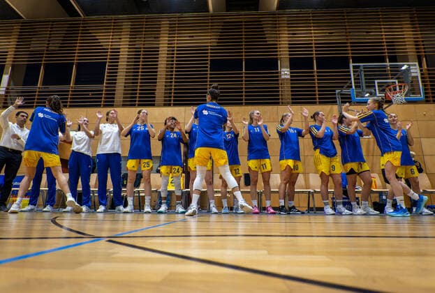 Basketball Berlin 05 11 2022 season 2022 2023 1 Bundesliga DBBL Alba Berlin inexio Royals Saarlouis Team Alba Berlin team introduction