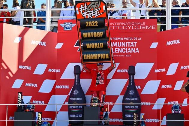 Bilder des Jahres, Sport 11 November Sport Themen der Woche KW44 Sport Bilder des Tages Races of Motul Grand Prix of Comunitat Valenciana of MotoGP at Ricardo Tormo Circuit. November 06, 2022 In picture: Bagnaia Carreras del Gran Premio de MotoGP de la Comunidad Valenciana en el Circuito Ricardo Tormo. 06 de Noviembre de 2022 POOL MotoGP.com Cordon Press Images will be for editorial use only. Mandatory credit: MotoGP.com Cordon Press *** Races of Motul Grand Prix of Comunitat Valenciana of MotoGP at Ricardo Tormo Circuit November 06, 2022 In picture Bagnaia Races of Motul Grand Prix of Comunitat Valenciana of MotoGP at Ricardo Tormo Circuit November 06, 2022 POOL MotoGP com Cordon Press Images will be for editorial use only Mandatory credit MotoGP com Cordon Press 