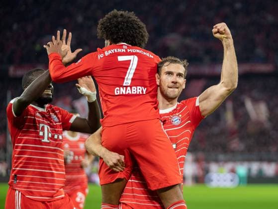 Sport Bilder des Tages Tor zum 2:1 durch Serge Gnabry (FC Bayern Muenchen, 07), GER, FC Bayern Muenchen (FCB) vs. SV Werder Bremen (SVW), Fussball, Bundesliga, 14. Spieltag, Spielzeit 2022 2023, 08.11.2022, DFB DFL regulations prohibit any use of photographs as image sequences and or quasi-video., GER, FC Bayern Muenchen (FCB) vs. SV Werder Bremen (SVW), Fussball, Bundesliga, 14. Spieltag, Spielzeit 2022 2023, 08.11.2022 Muenchen *** Goal to 2 1 by Serge Gnabry FC Bayern Muenchen, 07 , GER, FC Bayern Muenchen FCB vs SV Werder Bremen SVW , Football, Bundesliga, 14 Spieltag, Spielzeit 2022 2023, 08 11 2022, DFB DFL regulations prohibit any use of photographs as image sequences and or quasi video , GER, FC Bayern Muenchen FCB vs SV Werder Bremen SVW , Football, Bundesliga, 14 Spieltag, Spielzeit 2022 2023, 08 11 2022 Muenchen Copyright: xEibner-Pressefoto SaschaxWaltherx EP_EER