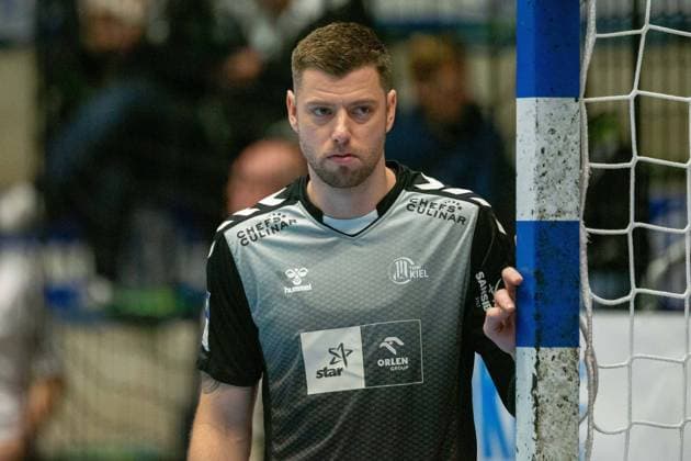 Niclas Ekberg THW Kiel, 18 GER, ASV Hamm Westfalen vs THW Kiel, handball, 1 Bundesliga, 11 Spieltag, Spielzeit 2022 2023, 08 11 2022 GER, ASV Hamm Westfalen vs THW Kiel, handball, 1 Bundesliga, 11 Spieltag, Spielzeit 2022 2023, 08 11 2022 Hamm Copyright: xEibner-Pressefotox xJanxStrohdiekx EP_JSK
