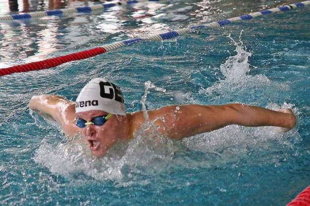 Andreas Waschburger schwimmt in Rekordzeit um Manhattan, Archivbilder 06.11.2022, xssnsmx, Schwimmen Landesmeisterschaften, Andreas Waschburger Illingen *** 06 11 2022, xssnsmx, swimming state championships, Andreas Waschburger Illingen