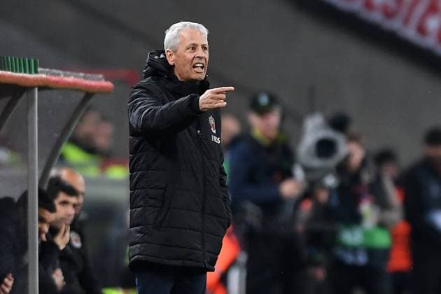 Soccer UEFA Conference League Group Stage 6 Matchday 1 FC Cologne OGC Nice on 03 11 2022 at RheinEnergieStadion in Cologne Lucien Favre coach head coach Nice xHDx
