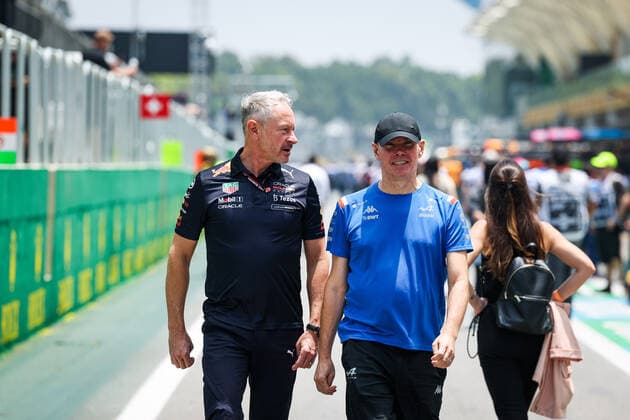 MONAGHAN Paul, Chief Engineer & Car Engineering of Red Bull Racing, PERMANE Alan (gbr), Trackside Operations Director of Alpine F1 Team, portrait during the Formula 1 Heineken Grande Premio de Sao Paulo 2022, Sao Paulo Grand Prix Grand Prix 2022, 21st round of the 2022 FIA Formula One World Championship, WM, Weltmeisterschaft from November 11 to 13, 2022 on the Interlagos Circuit, in Sao Paulo, Brazil - F1 - SAO PAULO GRAND PRIX 2022 DPPI Panoramic 20221110_G00D2631