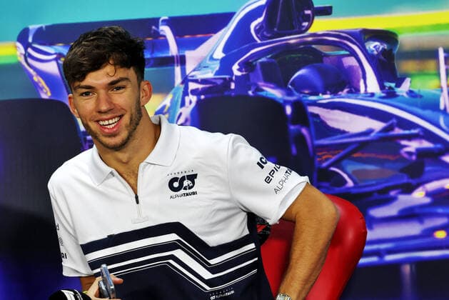 GASLY Pierre (fra), Scuderia AlphaTauri AT03, portrait conference de presse, press conference, PK, Pressekonferenz during the Formula 1 Heineken Grande Premio de Sao Paulo 2022, Sao Paulo Grand Prix Grand Prix 2022, 21st round of the 2022 FIA Formula One World Championship, WM, Weltmeisterschaft from November 11 to 13, 2022 on the Interlagos Circuit, in Sao Paulo, Brazil - F1 - SAO PAULO GRAND PRIX 2022 DPPI Panoramic BRAZIL_FIA_PRESS_CONF_THU_12