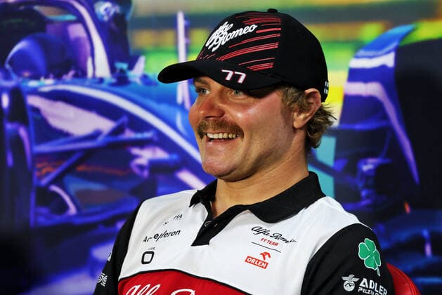 BOTTAS Valtteri (fin), Alfa Romeo F1 Team ORLEN C42, portrait conference de presse, press conference, PK, Pressekonferenz during the Formula 1 Heineken Grande Premio de Sao Paulo 2022, Sao Paulo Grand Prix Grand Prix 2022, 21st round of the 2022 FIA Formula One World Championship, WM, Weltmeisterschaft from November 11 to 13, 2022 on the Interlagos Circuit, in Sao Paulo, Brazil - F1 - SAO PAULO GRAND PRIX 2022 DPPI Panoramic BRAZIL_FIA_PRESS_CONF_THU_17