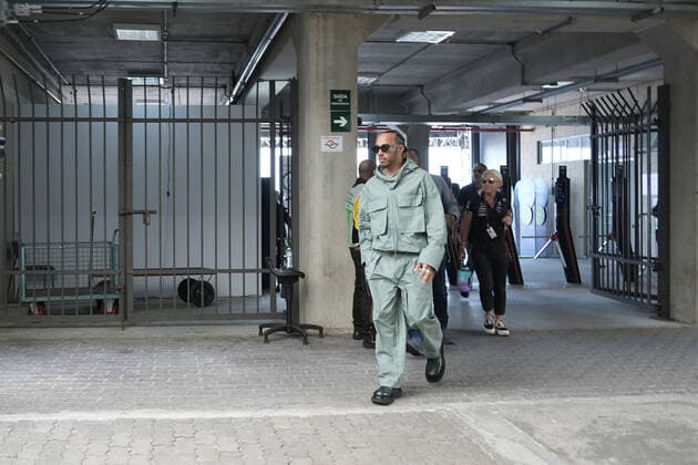 November 10, 2022: Lewis Hamilton during the preparation day ahead of the 2022 Formula One Grand Prix of Sao Paulo at Interlagos circuit, on November 10. The grand prix will be celebrated next Sunday, November 13. - ZUMAl146 20221110_zaf_l146_005 Copyright: xPauloxLopesx