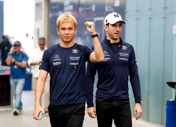 23 Alexander Albon THA, Williams Racing , 6 Nicholas Latifi CAN, Williams Racing , F1 Grand Prix of Brazil at Autodromo Jose Carlos Pace on November 11, 2022 in Sao Paulo, Brazil Photo by HOCH ZWEI Sao Paulo Brazil