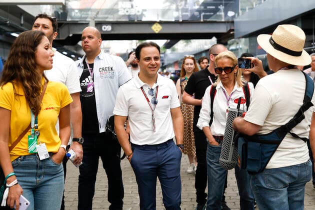 Felipe Massa BRA , F1 Grand Prix of Brazil at Autodromo Jose Carlos Pace on November 11, 2022 in Sao Paulo, Brazil Photo by HOCH ZWEI Sao Paulo Brazil