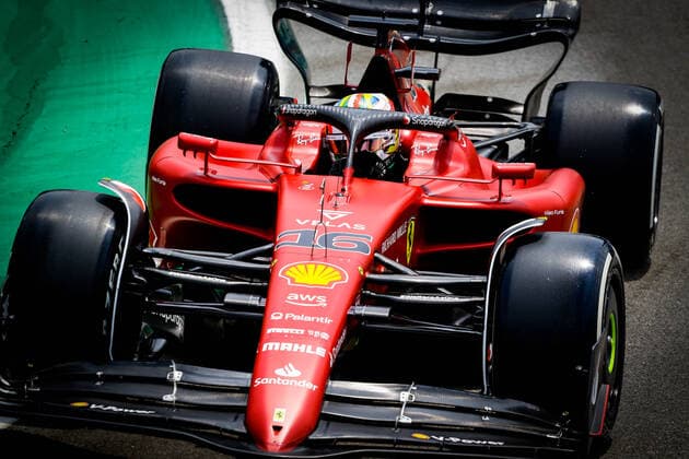 Primeiro dia de treino do GP F1 2022 SP SÃO PAULO, SP - 11.11.2022: PRIMEIRO DIA DE TREINO DO GP F1 2022 SP - First day of free practice of the 2022 Formula 1 Grand Prix at the Interlagos race track, south of São Paulo. In the photo, 16 ? Charles Leclerc? FERRARI (Photo: Aloisio Mauricio Fotoarena) x2292460x  AloisioxMauricio