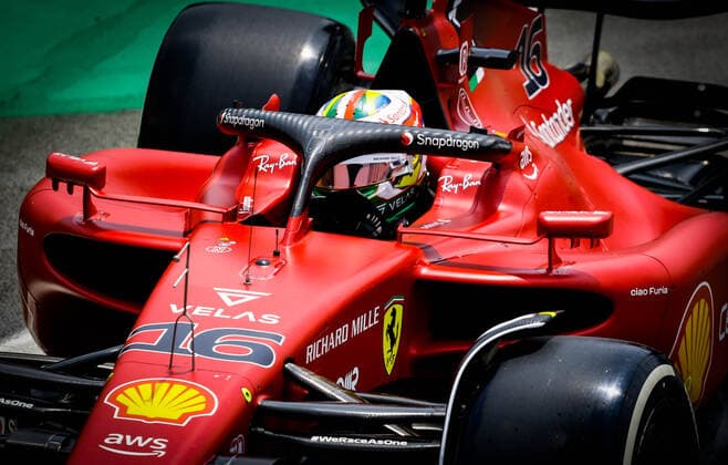 Primeiro dia de treino do GP F1 2022 SP SÃO PAULO, SP - 11.11.2022: PRIMEIRO DIA DE TREINO DO GP F1 2022 SP - First day of free practice of the 2022 Formula 1 Grand Prix at the Interlagos race track, south of São Paulo. In the photo, 16 ? Charles Leclerc? FERRARI (Photo: Aloisio Mauricio Fotoarena) x2292461x  AloisioxMauricio