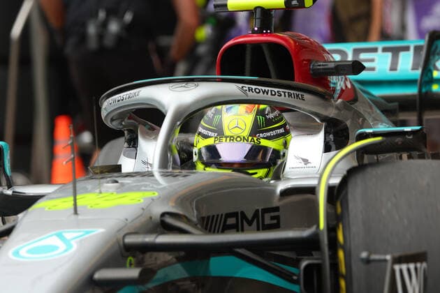 FORMULA 1 HEINEKEN GRANDE PREMIO DO BRASIL 2022 11 11 2022, Autodromo Jose Carlos Pace, Interlagos, FORMULA 1 HEINEKEN GRANDE PREMIO DO BRASIL 2022 , in picture Lewis Hamilton GBR , Mercedes AMG Petronas Formula One Team nordphotoxGmbHx xBratic nph00250