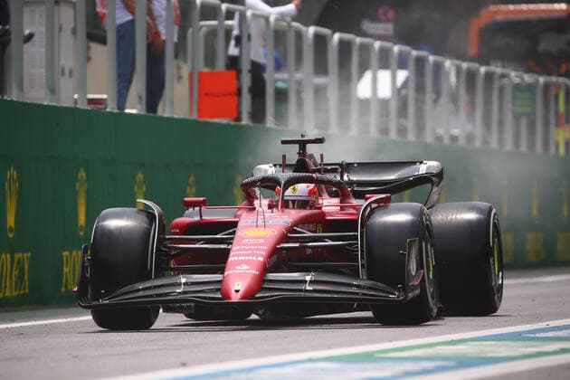 FORMULA 1 HEINEKEN GRANDE PREMIO DO BRASIL 2022 11 11 2022, Autodromo Jose Carlos Pace, Interlagos, FORMULA 1 HEINEKEN GRANDE PREMIO DO BRASIL 2022 , in the picture Charles Leclerc MCO , Scuderia Ferrari nordphotoxGmbHx xBratic nph00250