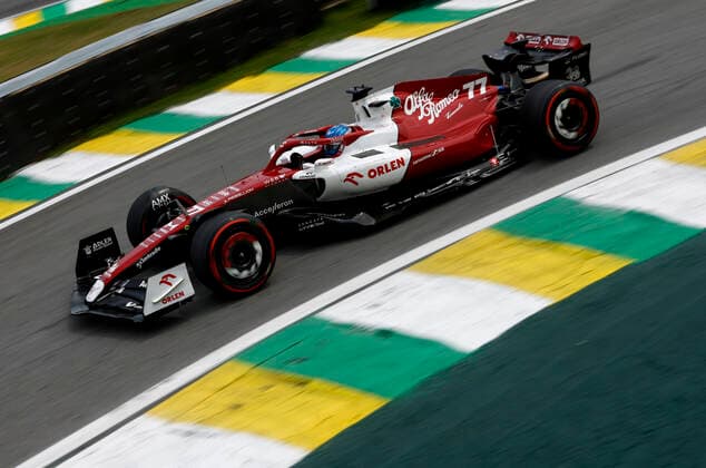 77 Valtteri Bottas FIN, Alfa Romeo F1 Team ORLEN , F1 Grand Prix of Brazil at Autodromo Jose Carlos Pace on November 11, 2022 in Sao Paulo, Brazil Photo by HOCH ZWEI Sao Paulo Brazil