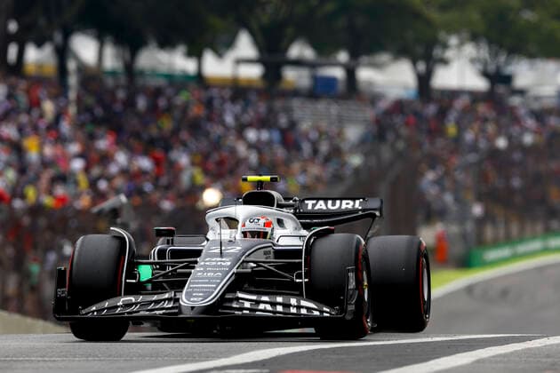 22 Yuki Tsunoda JPN, Scuderia AlphaTauri , F1 Grand Prix of Brazil at Autodromo Jose Carlos Pace on November 11, 2022 in Sao Paulo, Brazil Photo by HOCH ZWEI Sao Paulo Brazil
