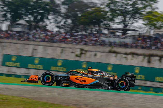 FORMULA 1 HEINEKEN GRANDE PREMIO DO BRASIL 2022 11 11 2022, Autodromo Jose Carlos Pace, Interlagos, FORMULA 1 HEINEKEN GRANDE PREMIO DO BRASIL 2022 , in the picture Lando Norris GBR , McLaren F1 Team nordphotoxGmbHx xBratic nph00250