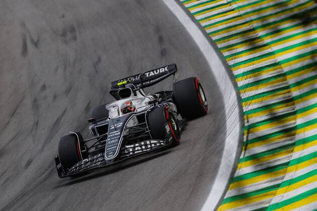 FORMULA 1 HEINEKEN GRANDE PREMIO DO BRASIL 2022 11 11 2022, Autodromo Jose Carlos Pace, Interlagos, FORMULA 1 HEINEKEN GRANDE PREMIO DO BRASIL 2022 , in the picture Yuki Tsunoda JPN , Scuderia AlphaTauri nordphotoxGmbHx xBratic nph00250