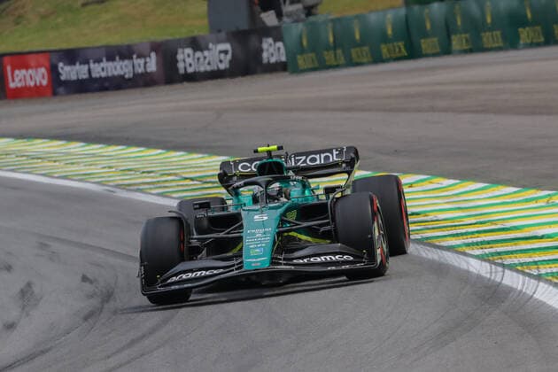 FORMULA 1 HEINEKEN GRANDE PREMIO DO BRASIL 2022 11 11 2022, Autodromo Jose Carlos Pace, Interlagos, FORMULA 1 HEINEKEN GRANDE PREMIO DO BRASIL 2022 , in the picture Sebastian Vettel DEU , Aston Martin Aramco Cognizant Formula One Team nordphotoxGmbHx xBratic nph00250