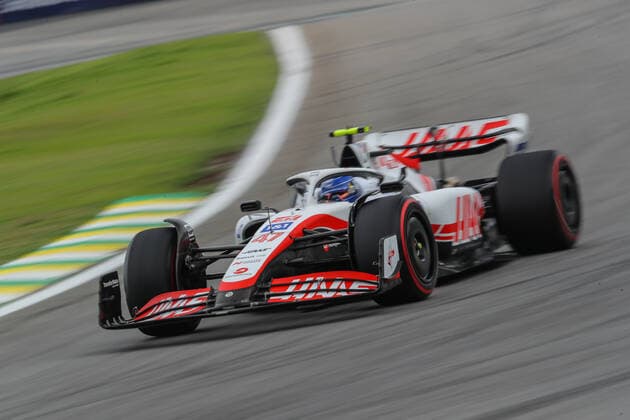FORMULA 1 HEINEKEN GRANDE PREMIO DO BRASIL 2022 11 11 2022, Autodromo Jose Carlos Pace, Interlagos, FORMULA 1 HEINEKEN GRANDE PREMIO DO BRASIL 2022 , in the picture Mick Schumacher DEU , Haas F1 Team nordphotoxGmbHx xBratic nph00250