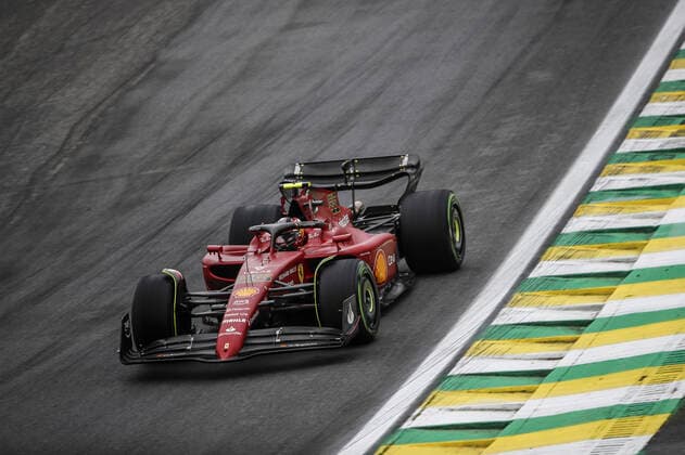 55 Carlos Sainz ESP, Scuderia Ferrari , F1 Grand Prix of Brazil at Autodromo Jose Carlos Pace on November 11, 2022 in Sao Paulo, Brazil Photo by HOCH ZWEI Sao Paulo Brazil