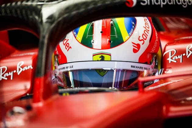 16 Charles Leclerc MCO, Scuderia Ferrari , F1 Grand Prix of Brazil at Autodromo Jose Carlos Pace on November 11, 2022 in Sao Paulo, Brazil Photo by HOCH ZWEI Sao Paulo Brazil