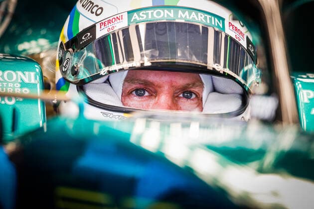 VETTEL Sebastian (ger), Aston Martin F1 Team AMR22, portrait during the Formula 1 Heineken Grande Premio de Sao Paulo 2022, Sao Paulo Grand Prix Grand Prix 2022, 21st round of the 2022 FIA Formula One World Championship, WM, Weltmeisterschaft from November 11 to 13, 2022 on the Interlagos Circuit, in Sao Paulo, Brazil - F1 - SAO PAULO GRAND PRIX 2022 DPPI Panoramic  00122047__V2_7582