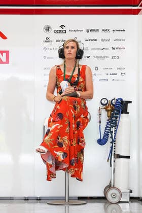 CROMWELL Tiffany, wife of BOTTAS Valtteri (fin), Alfa Romeo F1 Team ORLEN C42, portrait during the Formula 1 Heineken Grande Premio de Sao Paulo 2022, Sao Paulo Grand Prix Grand Prix 2022, 21st round of the 2022 FIA Formula One World Championship, WM, Weltmeisterschaft from November 11 to 13, 2022 on the Interlagos Circuit, in Sao Paulo, Brazil - F1 - SAO PAULO GRAND PRIX 2022 DPPI Panoramic  00122047_AV6_3011