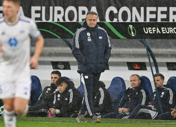 BELGIUM SOCCER UCL D6 F AA GENT VS MOLDE FK Head Coach Erling Moe of Molde pictured during a soccer game between AA Gent and Molde FK during the sixth and last matchday in group F in the Uefa Europa Conference League for the 2022-2023 season , on Thursday 3 th of November 2022 in Gent , Belgium . PHOTO DAVID CATRY SPORTPIX Gent Ghelamco Arena Oost-Vlaanderen Belgium  Copyright: xSportpix.bex xDavidxCatryxDavidxCatryx
