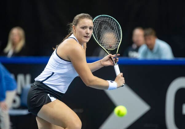2022 Billie Jean King Cup Play Off, 11 11 22 Day1 Croatia vs Germany Match3 Jule Niemeier GER
