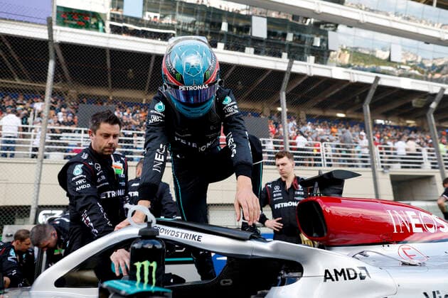 63 George Russell GBR, Mercedes AMG Petronas F1 Team , F1 Grand Prix of Brazil at Autodromo Jose Carlos Pace on November 12, 2022 in Sao Paulo, Brazil Photo by HOCH ZWEI Sao Paulo Brazil