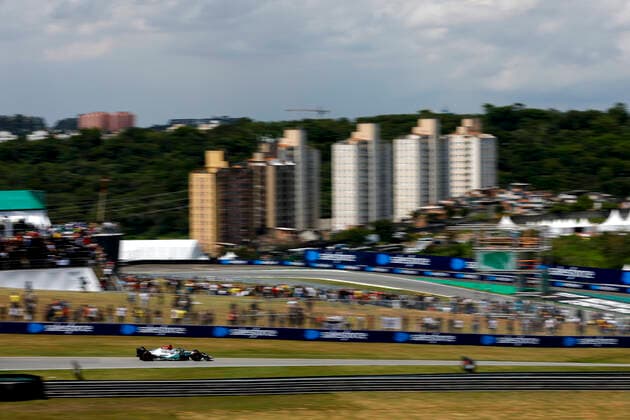 63 George Russell GBR, Mercedes AMG Petronas F1 Team , F1 Grand Prix of Brazil at Autodromo Jose Carlos Pace on November 12, 2022 in Sao Paulo, Brazil Photo by HOCH ZWEI Sao Paulo Brazil