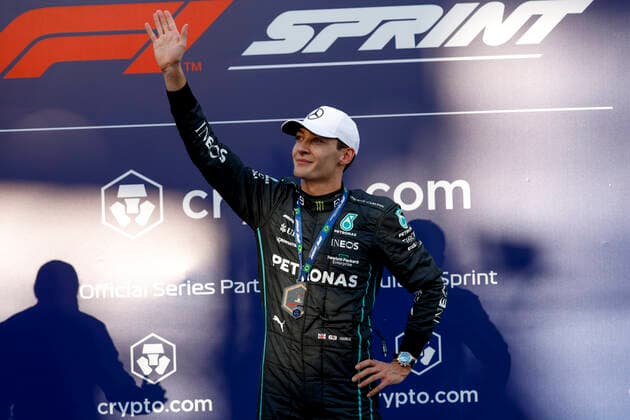 63 George Russell GBR, Mercedes AMG Petronas F1 Team , F1 Grand Prix of Brazil at Autodromo Jose Carlos Pace on November 12, 2022 in Sao Paulo, Brazil Photo by HOCH ZWEI Sao Paulo Brazil