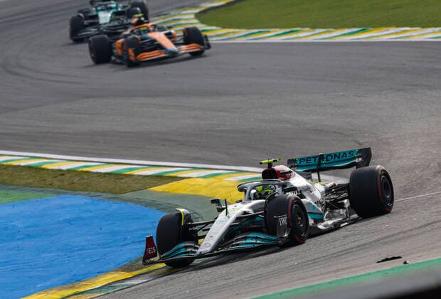 44 Lewis Hamilton GBR, Mercedes AMG Petronas F1 Team , F1 Grand Prix of Brazil at Autodromo Jose Carlos Pace on November 13, 2022 in Sao Paulo, Brazil Photo by HOCH ZWEI Sao Paulo Brazil