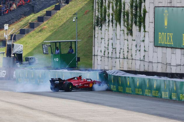 16 Charles Leclerc MCO, Scuderia Ferrari , F1 Grand Prix of Brazil at Autodromo Jose Carlos Pace on November 13, 2022 in Sao Paulo, Brazil Photo by HOCH ZWEI Sao Paulo Brazil