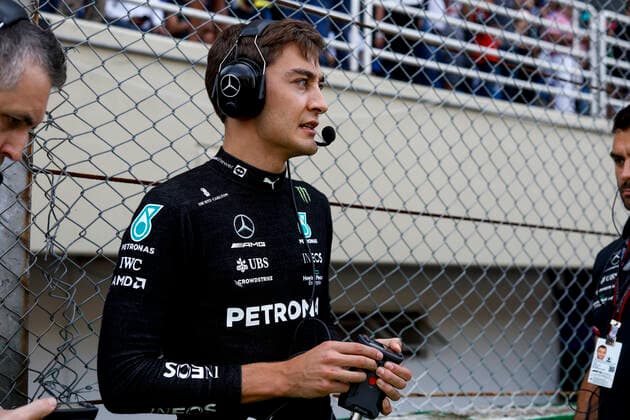 63 George Russell GBR, Mercedes AMG Petronas F1 Team , F1 Grand Prix of Brazil at Autodromo Jose Carlos Pace on November 13, 2022 in Sao Paulo, Brazil Photo by HOCH ZWEI Sao Paulo Brazil