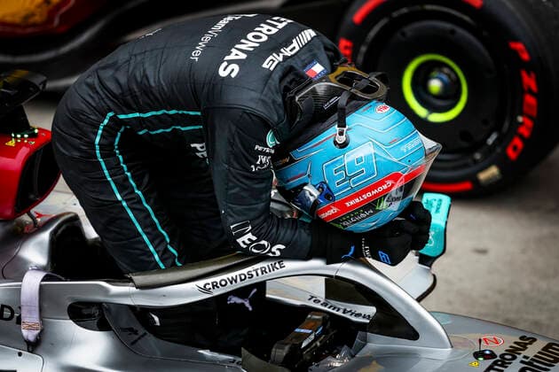 63 George Russell GBR, Mercedes AMG Petronas F1 Team , F1 Grand Prix of Brazil at Autodromo Jose Carlos Pace on November 13, 2022 in Sao Paulo, Brazil Photo by HOCH ZWEI Sao Paulo Brazil