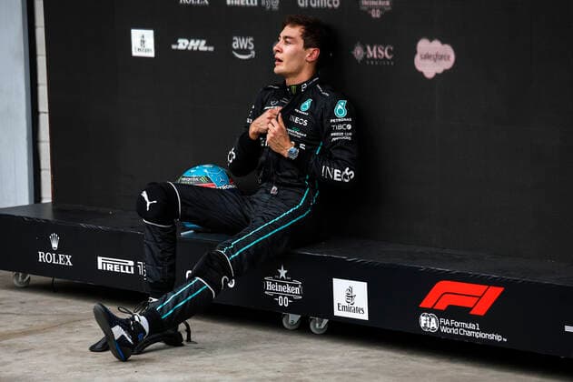 63 George Russell GBR, Mercedes AMG Petronas F1 Team , F1 Grand Prix of Brazil at Autodromo Jose Carlos Pace on November 13, 2022 in Sao Paulo, Brazil Photo by HOCH ZWEI Sao Paulo Brazil