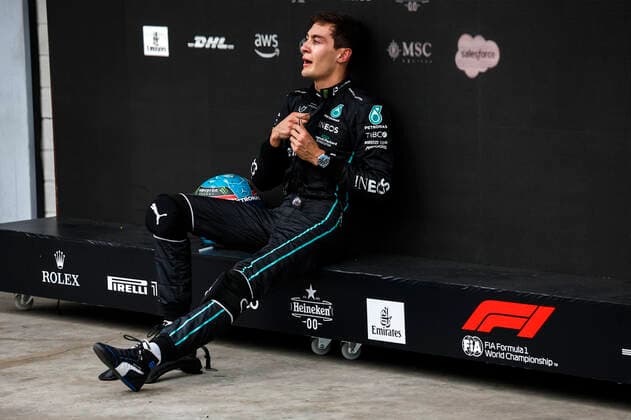 63 George Russell GBR, Mercedes AMG Petronas F1 Team , F1 Grand Prix of Brazil at Autodromo Jose Carlos Pace on November 13, 2022 in Sao Paulo, Brazil Photo by HOCH ZWEI Sao Paulo Brazil