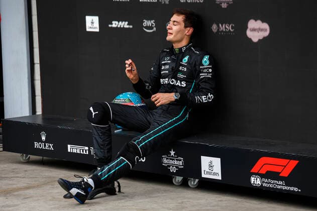 63 George Russell GBR, Mercedes AMG Petronas F1 Team , F1 Grand Prix of Brazil at Autodromo Jose Carlos Pace on November 13, 2022 in Sao Paulo, Brazil Photo by HOCH ZWEI Sao Paulo Brazil
