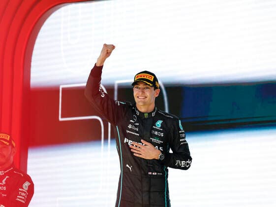 63 George Russell GBR, Mercedes AMG Petronas F1 Team , F1 Grand Prix of Brazil at Autodromo Jose Carlos Pace on November 13, 2022 in Sao Paulo, Brazil Photo by HOCH ZWEI Sao Paulo Brazil