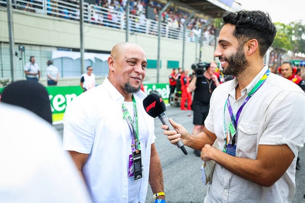 CARLOS Roberto (bra), former football player, during the Formula 1 Heineken Grande Premio de Sao Paulo 2022, Sao Paulo Grand Prix Grand Prix 2022, 21st round of the 2022 FIA Formula One World Championship, WM, Weltmeisterschaft from November 11 to 13, 2022 on the Interlagos Circuit, in Sao Paulo, Brazil - F1 - SAO PAULO GRAND PRIX 2022 - RACE DPPI Panoramic  20221113_GOOD5616