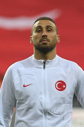 Cenk Tosun of Turkey during the International Friendly, Länderspiel, Nationalmannschaft match between Turkey and Sctland at Diyarbakir Stadium in Diyarbakir , Turkey on November 16 , 2022. ( Photo by Seskimphoto ) 