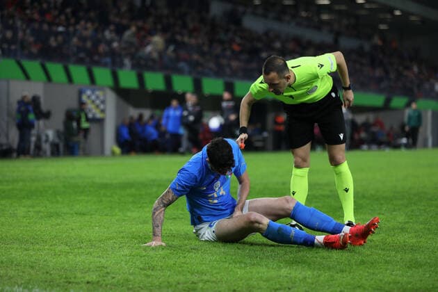 Alessandro Bastoni of Italy during the football friendly football game between the national teams of Albania and Italy, at Air Albania Stadium on 15 November 2022, Tirana, Albania. Photo Nderim Kaceli  Copyright: xNderimxKacelix xipa-agency.netx xLivexMediax 0 IPA_IPA34534400