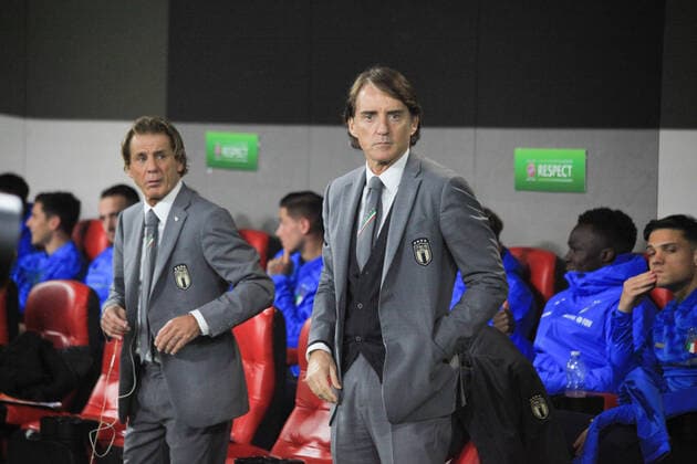 Roberto Mancini head coach of Italy during the football friendly football game between the national teams of Albania and Italy, at Air Albania Stadium on 16 November 2022, Tirana, Albania. Photo Nderim Kaceli  Copyright: xNderimxKacelix xipa-agency.netx xLivexMediax 0 IPA_IPA34537242