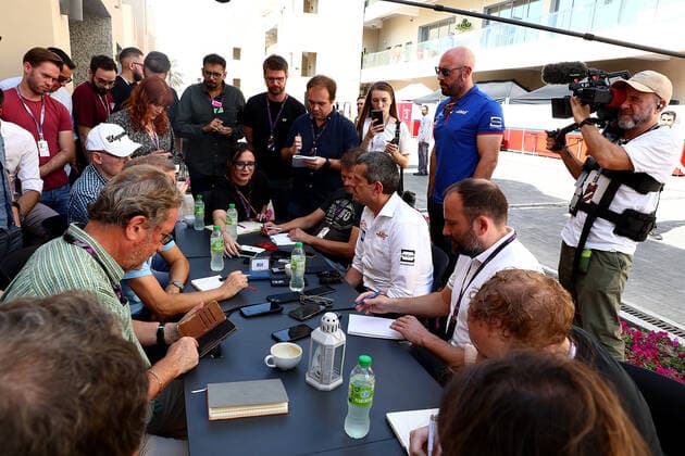 Formula 1, United Arab Emirates GP in Abu Dhabi, Team Haas Press Conference