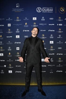 Foto Fabio Ferrari LaPresse - 17 Novembre 2022 - Dubai, Emirati Arabi Uniti - - Calcio -17ma edizione di Dubai International Sports Conference - Globe Soccer Awards 2022. Nella foto: Zlatan Ibrahimovic November 17, 2022 Dubai, United Arab Emirates - sport - Soccer - 17th edition of the Dubai International Sports Conference - Globe Soccer Awards 2022. In the pic: Zlatan Ibrahimovic  Copyright: xFabioxFerrari LaPressex