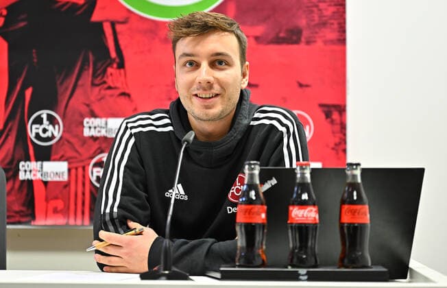 17 11 2022 1 FC Nuremberg FCN club women ladies media appointment press conference in the run-up to the womens DFB Cup match give the VfL Wolfsburg Maximilian Prasuhn press office FCN
