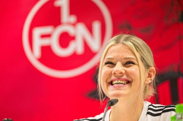 17 11 2022 1 FC Nuremberg FCN club womens media appointment press conference ahead of the womens DFB Cup match give the VfL Wolfsburg Lea Paulick 1, 1 FC Nuremberg FCN