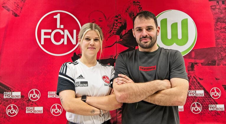 17 11 2022 1 FC Nuremberg FCN club womens media appointment press conference ahead of the womens DFB Cup match give the VfL Wolfsburg Lea Paulick 1, 1 FC Nuremberg FCN Osman Cankaya coach 1 FC Nuremberg FCN